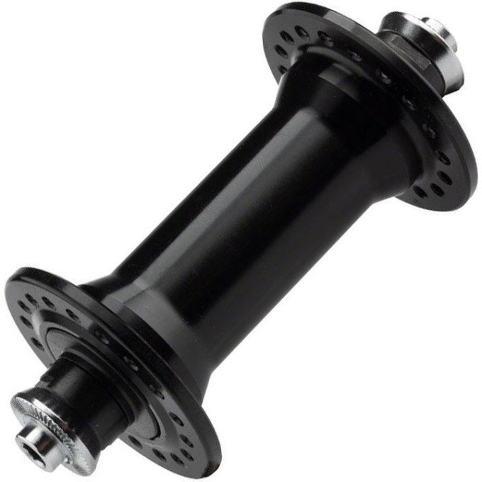 Втулка передняя SHIMANO 105, R7000, 36 ОТВ, OLD:100мм, QR, ЦВ. ЧЕРНЫЙ EHBR7000AL