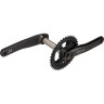 Система SHIMANO DEORE, M6000-2, 175мм, интегрированный вал, 10 скоростей, 34/24T без каретки, черный EFCM6000EX44X